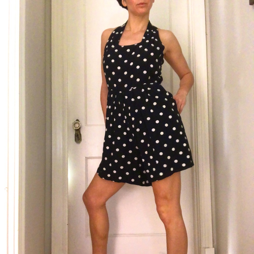 Vintage 80s Polka Dot Romper